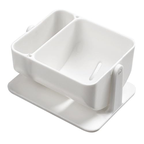 Soporte para esponja de maquillaje, juego de 2 unidades, soporte de mostrador ventilado, pantalla para soplos cosméticos semánticos profundos, estructura protectora higiénica transparente |