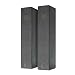 Fenton SHFT57B Floor Standing HiFi Tower Speakers Pair, 600W, Black Wood