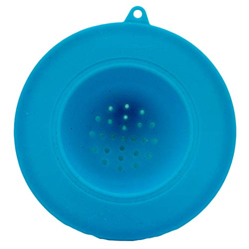 Coladores de silicona para fregadero 2 unidades rojo y azul miniatura 2