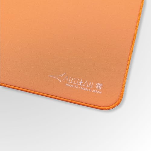 Image of Artisan FX Zero Gaming Mouse Pad - Soft, XXL (500x490mm), Daidai Orange