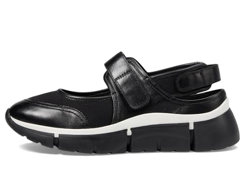 Seychelles Women's Track Star Leather Mesh Sneaker, Black, 64