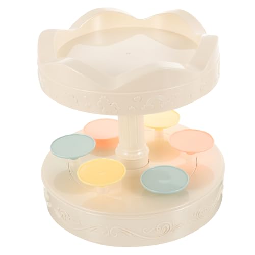 Automatic Rotating Dessert Display Rack Multi Purpose Cake Macaron Holder for Parties Weddings Events Design for Home Decor and Celebrations