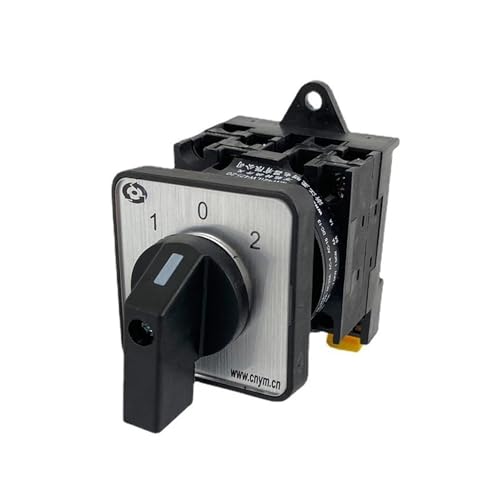 Interruptor de leva giratoria DIN YMW42-20/2 selector con conmutador de 3 posiciones y 2 polos 2