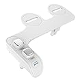 Bemis WS100 000 Wellspring Bidet Attachment, Fresh Water Spray, Non Electric, Easy to Install, White Toilet Seat, Fits