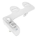 Bemis WS100 000 Wellspring Bidet Attachment, Fresh Water Spray, Non Electric, Easy to Install, White Toilet Seat, Fits