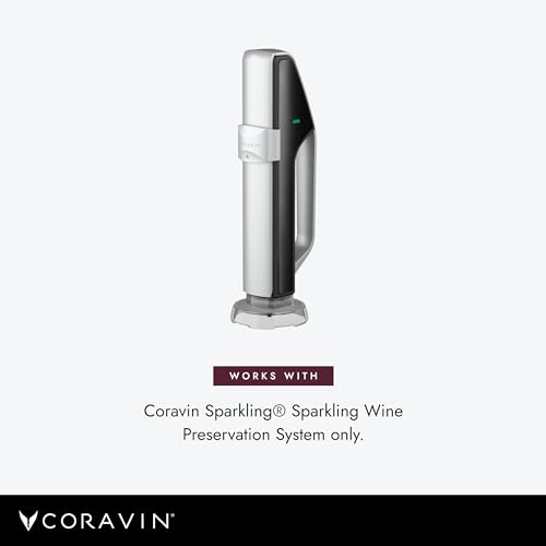CORAVIN Sparkling Stoppers Preserve Wine for 4 Weeks 2 Stoppers for Champagne, Other Sparkling Wines