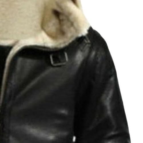 Chaqueta Bomber de Cuero con Capucha para Hombre miniatura 5