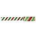 Wrapables Colorful Patterns Washi Masking Tape, Candy Cane Stripes