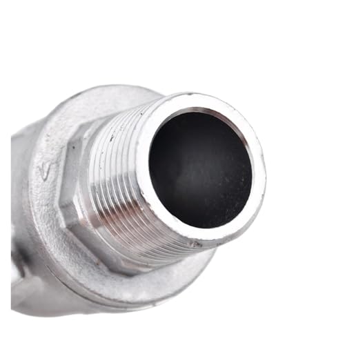 Vanne à bille G1-1/2 double filetage mâle inox 304 robinet arrêt étanche