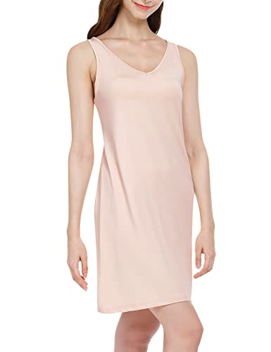Womens Full Slip for Under Dress Tank Top Dress Slip Sleeveless Wide Straps