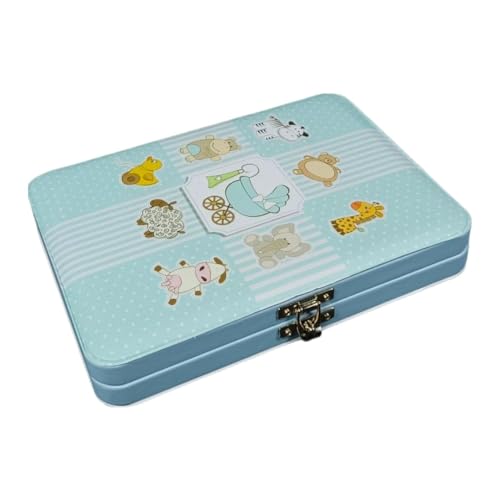 �lbum Menino Animais Para 100 Fotos 15x21 Animais Azul