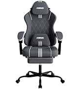 Amazon｜NIONIK ゲーミングチェア 180°リクライニング ファブリック