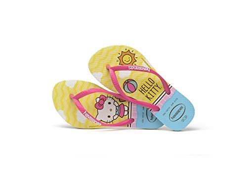 Chinelo Hello Kitty, Havaianas, Meninas, Branco, 27/28