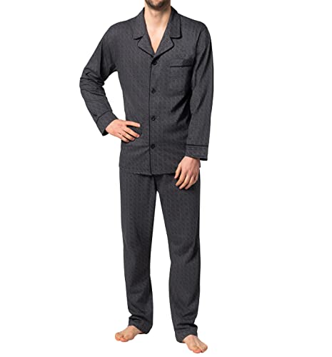 Pyjama homme Hanes idéal pour le lounge et nuits sereines ensemble coton gris XXL douillet