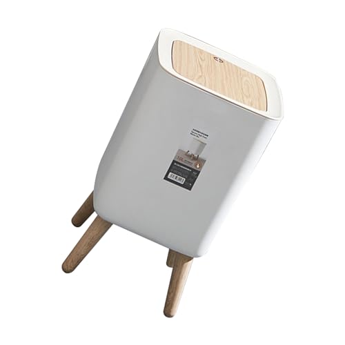 Caneca de plástico con tapa, gran capacidad, rectangular
