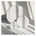 GISELA D 3Pcs Round Foam Stereo Geometric Photography Props Set Building Three-Dimensional Shooting Backdrop Indoor Posing Photo Decor Background Ornament (White)