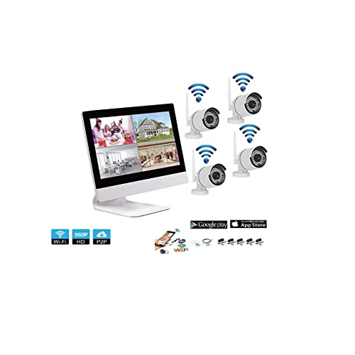 Kit videosorveglianza wireless nvr 4 canali 4