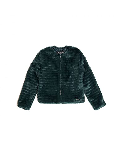 Guess Jacke Modell Chanel aus Kunstfell Farbe Grün, Grün 16 Jahre