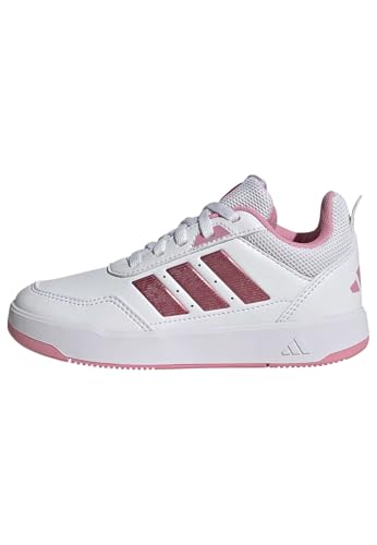adidas Unisex niños TENSAUR Sport 3.0 Shoes Kids, FTWR White/Bliss Pink/Grey Two, 33 EU