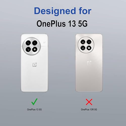 Image of Zapcase Back Case Cover for OnePlus 13 5G | Compatible for OnePlus 13 5G Back Cover | Case Cover with Camera Protection | (TPU + PC | Transparent)