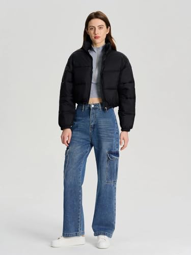 KOTTY Women Nylon Full Sleeve Solid Standard Length Puffer Jacket