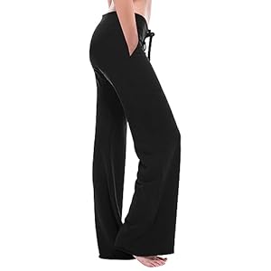 Flare Leggings for Women Wide Leg Cargo Pants High Waisted Yoga Leggings with Pockets Plus Size Y2K Drawstring Sweatpants