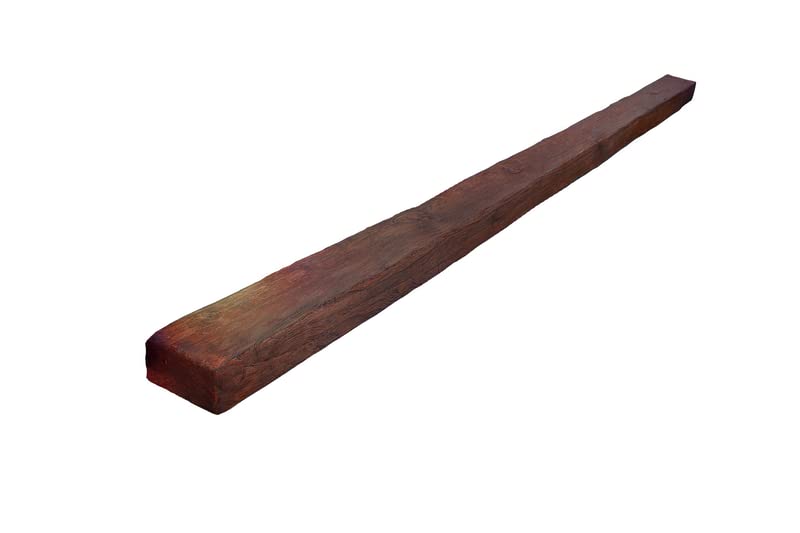 VIGA IMITACION MADERA DECORATIVA DE POLIURETANO 14.5CM DE ANCHO X 8CM DE ALTO X 3 metros DE LARGO (Nogal)