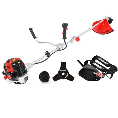 AOSOME 2026 Débroussailleuse Thermique, 52cc, 3CV -...