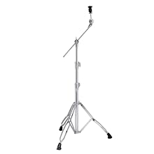 The Super- Glide Step less cymbal tilters allow for fine adjustment of cymbal angle. Mars Double Braced Medium Weight 2 Tier Boom with Ratchet Tilter - Black Plated Falcon Series Quick Release Cymbal Lock