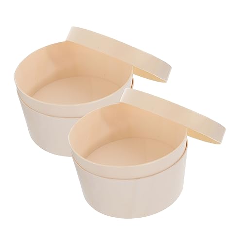 GLEAVI 2pcs Cake Carrier Creative Pastry Box for Bakery Desserts Cheese Cake Packaging for Parties and Special Occasions