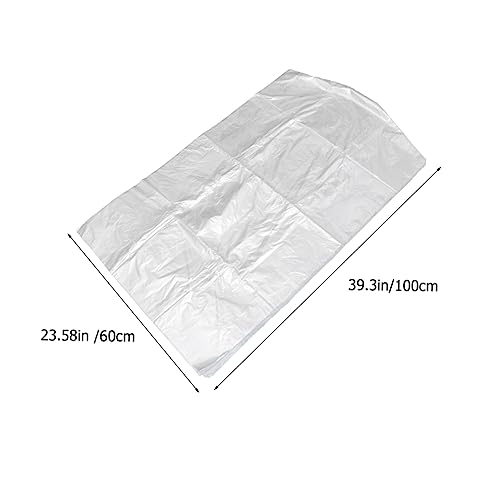 GLEAVI 20pcs Garment Bag Dry Cleaner Suit Cover Lightweight Washable Clothes Covers2