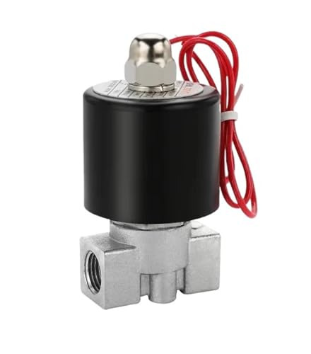 Électrovanne en acier inoxydable 3/8 24VAC structure robuste normalement fermée