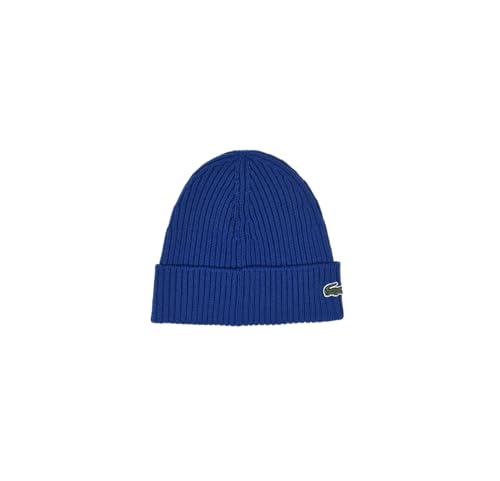 Lacoste RB0001 - Gorro acanalado en azul lazuli