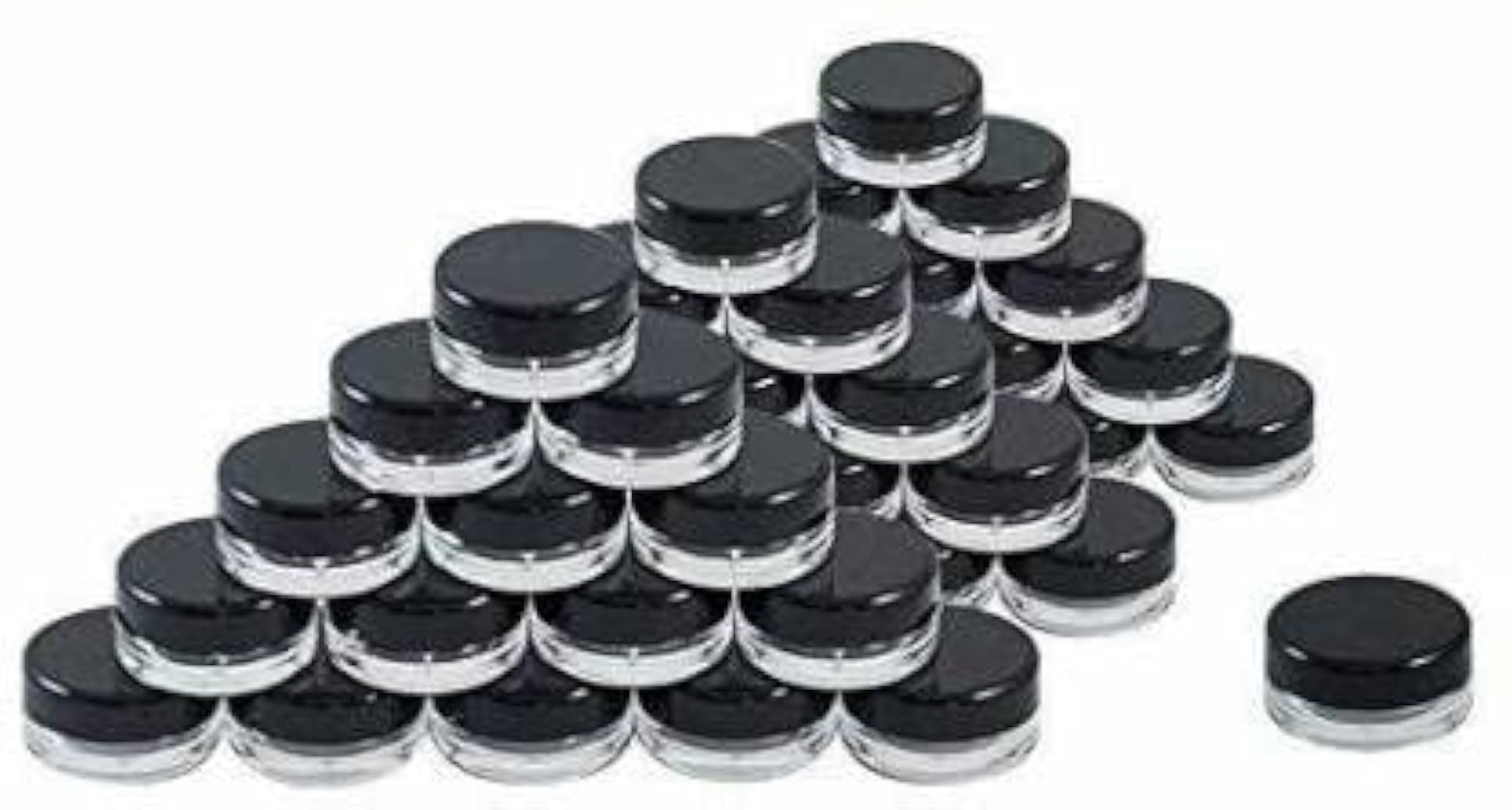 BPA Free Empty Container Black Color-15 Ml-Pack of 3