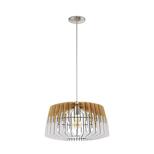 Preisvergleich Produktbild EGLO ARTANA Hängeleuchte, Stahl, 60 W, nickel-matt