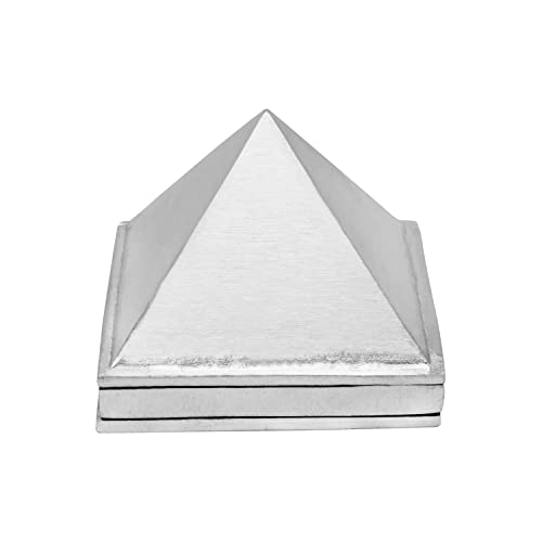 Image of Metal Vastu Aluminium 3 Layer Pyramid | Aluminium Vastu Remedy | 3-Inch | Pyramid for Positive Energy, Health & Wealth | Vastu Dosh Remedies for Home & Office | Pack of 1