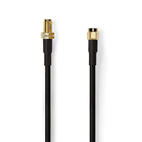 NEDIS CSGP02400BK100 SMA Cable, Gold,Black - Image 4