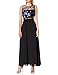 Produktbild Amazon-Marke: TRUTH & FABLE Damen Maxi-Spitzenkleid, Schwarz (schwarz/lila Mesh), 44, Label:XXL