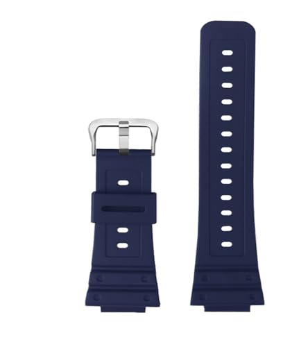 [�����ȓX] 16mm�V���R���E�H�b�`�o���h GW-5000�AGLS-5600�AGW-M5610�AG-5600�AGW-B5600�AGLX-5600�AGB-5600�V���[�Y�u���X���b�g�X�g���b�v�o���h�ɓK��(Blue silver buckle)