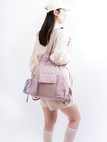 Women Casual Nylon Shoulder Bag Large Hobo Purses Trendy Work Shoulder Handbag Sports Package Backpack Satchel Tote 20252