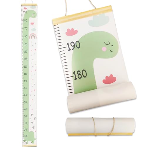 Image of Dinosaur Height Chart for Kids, Dino Wall Decals, Outivity Growth Chart for Kids, Child Height Wall Chart Dinosaur