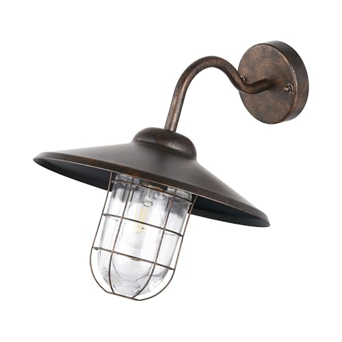 Applique murale extérieure étanche IP44 luminaire d'extérieur cuivre antique