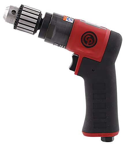 Chicago Pneumatic Cp9790C - Air Power Drill, Hand Drill, Power Tools & Home Improvement, 3/8 Inch (10 Mm), Keyed Chuck, Pistol Handle, 0.48 Hp / 360 W, Stall Torque 4.1 Ft. Lbf / 5.5 Nm - 2100 Rpm #TOP1