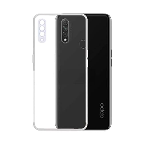 Image of COVERBLACK Rubber Back Cover for Oppo CPH2015 / Oppo A31 / A8 - Transparent