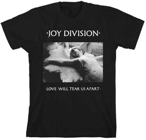 Joy Division Mens Love Will Tear Us Apart T-Shirt Black Small - Officially Licensed Merchandise