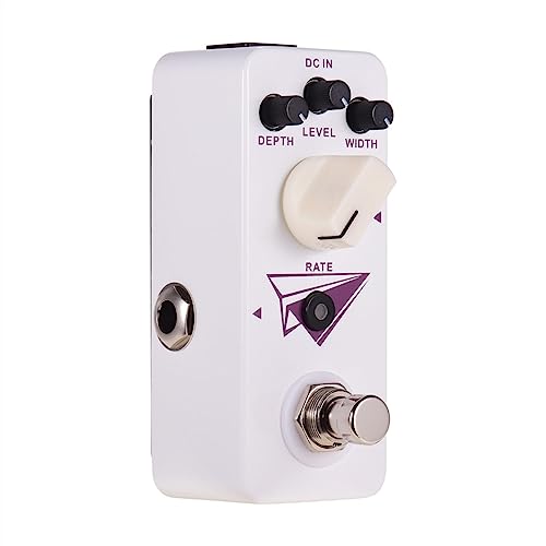 OUSIKA Pédale de flanger Multi-fréquences numérique Pédale d’effet for Guitare électrique Série Micro Pédale compacte Pédale d’effet for Guitare Tuner - Les Beatles, Paul McCartney, John Lennon, RIngo Starr, George Harrison OUSIKA Pédale de flanger Multi-fréquences numérique Pédale d'effet for Guitare électrique Série Micro Pédale compacte Pédale d'effet for Guitare Tuner – Image 5