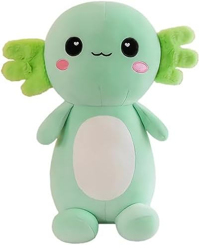 Juguete de peluche de ajolote súper suave, bonita almohada de peluche de salamandra, almohada larga de felpa suave de ajolote, regalos de peluche