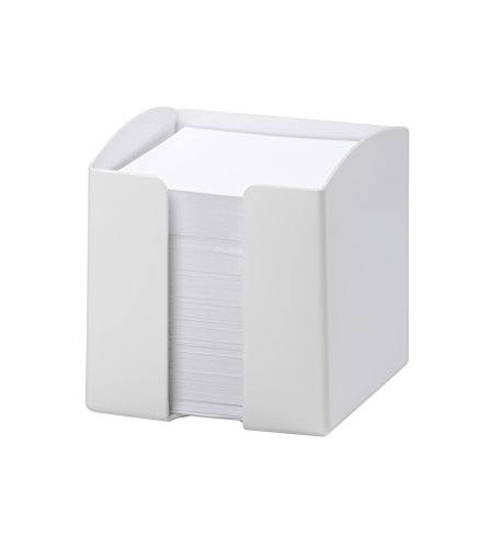 Durable Zettelkasten Kunststoff fĂĽr Notizzettel 90 x 90 mm, weiĂź, 1701682010