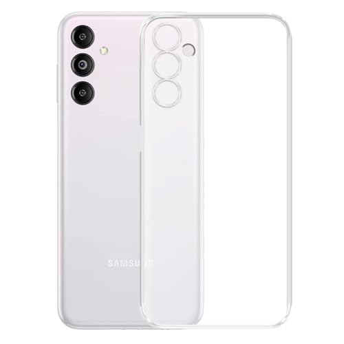 Image of COVERBLACK Rubber Back Cover for Samsung A34 5G - SM-A346E - Transparent