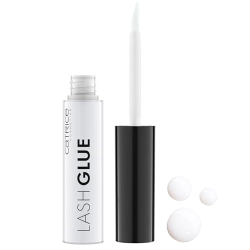 CATRICE Lash Glue – Wimpernkleber mit abgeschrägtem Applikator – Fixiert falsche Wimpern – Präziser Auftrag – Make-up Vegan & Langanhaltend – 4,7g